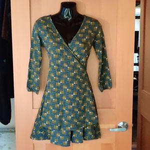 Effie's Heart Madeline Tunic Dress Cubism Print
